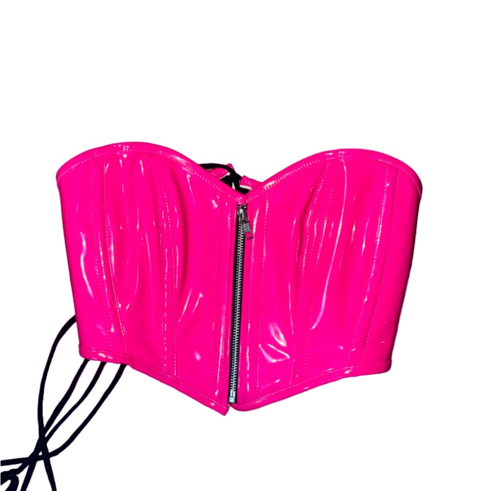 Pink corset